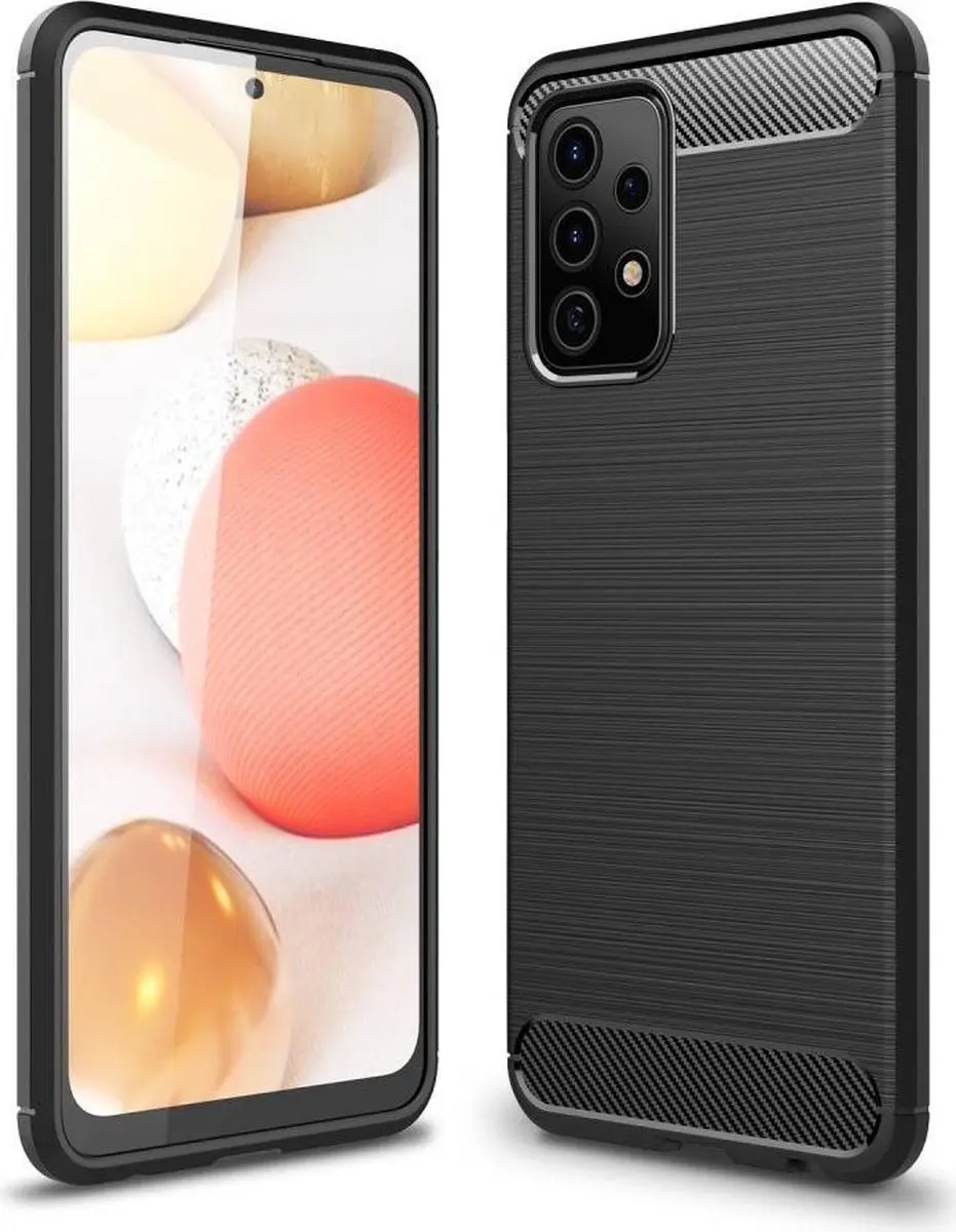 Selected TPU Hoesje Samsung Galaxy A52 - Zwart - afbeelding 6 van 6