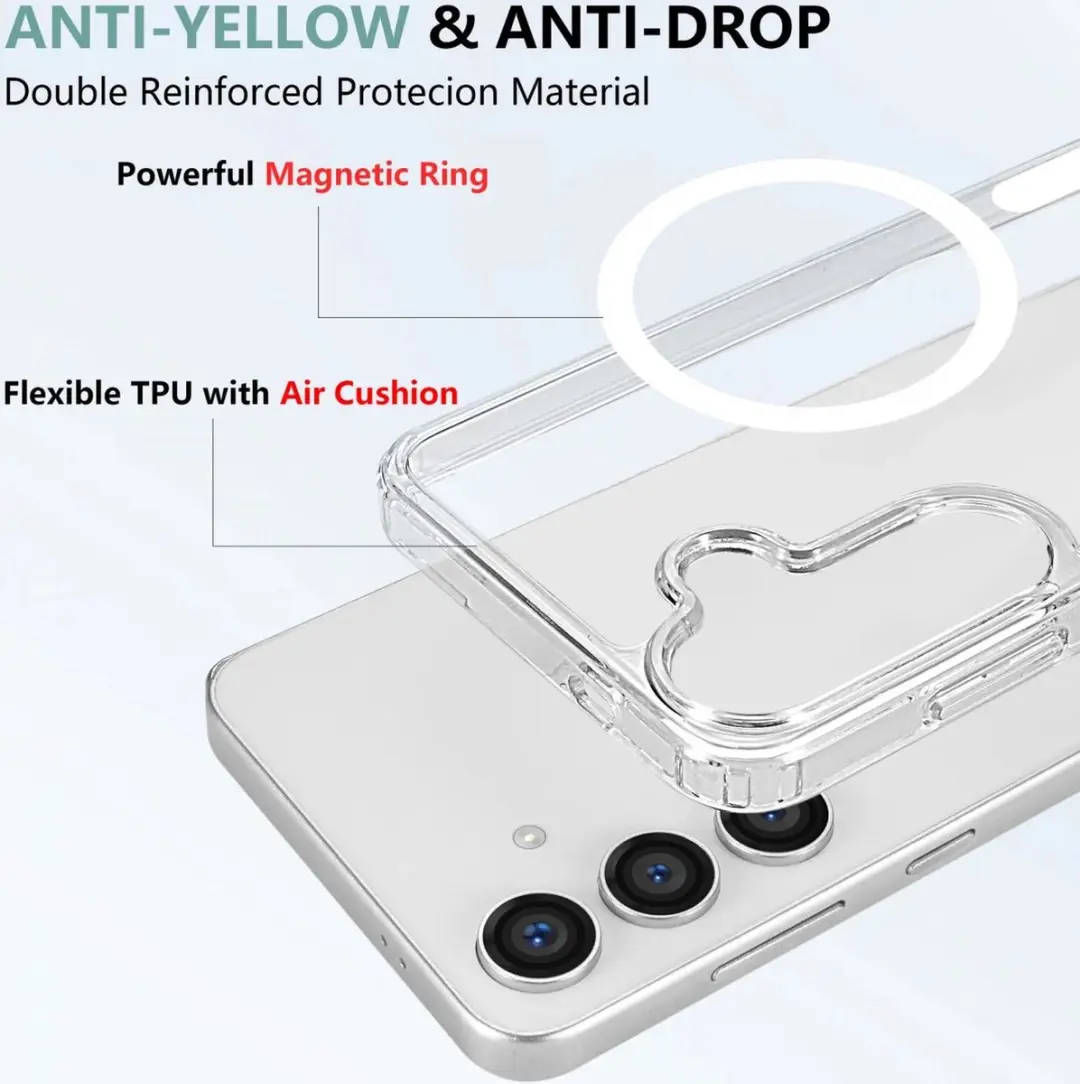 Selected Hoesje Samsung Galaxy S25 MagSafe Transparant