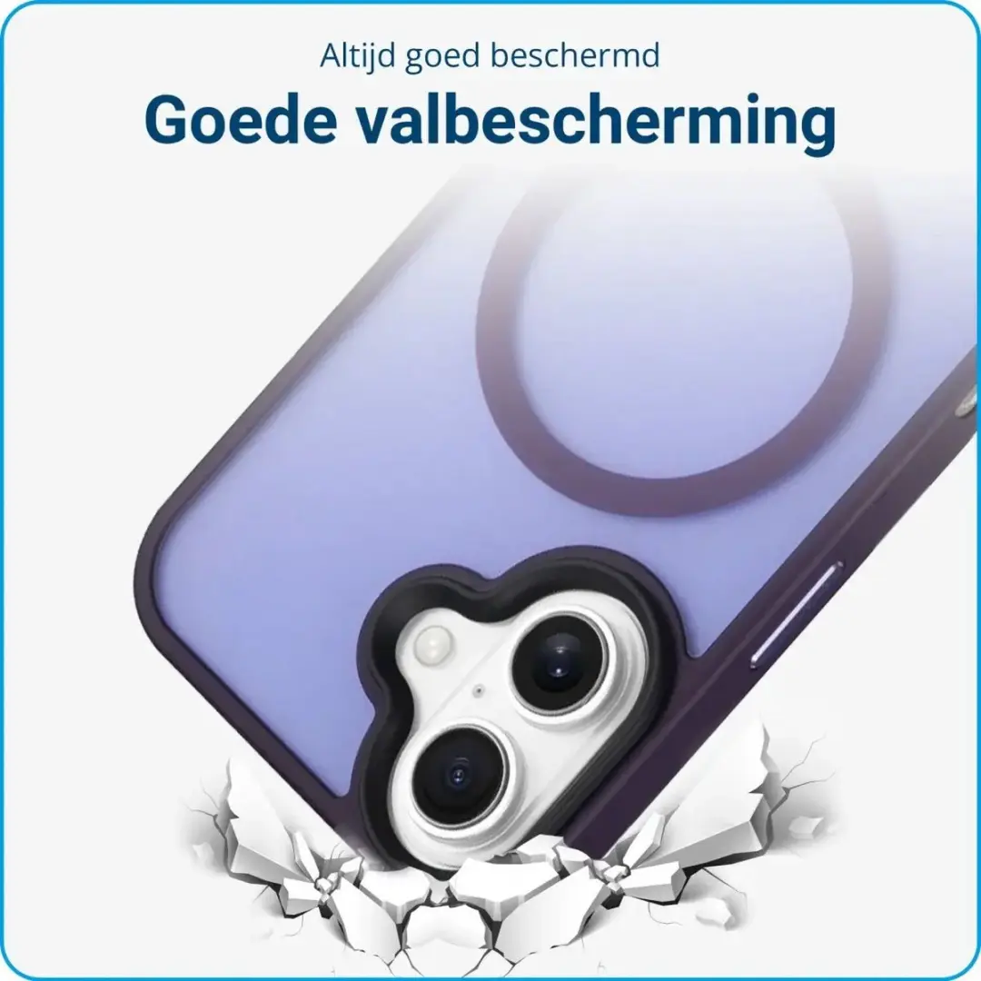 Selected by GSMpunt.nl iPhone 16 Plus Hoesje - Paars - MagSafe