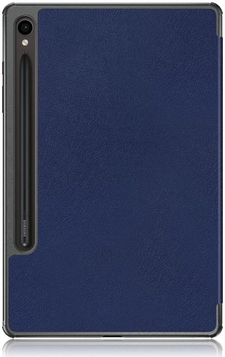 Samsung Galaxy Tab S9 Book Case Hoes - Blauw