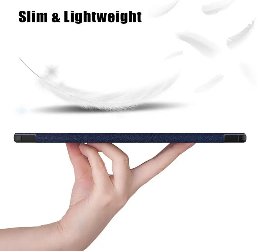 Samsung Galaxy Tab S9 Book Case Hoes - Blauw