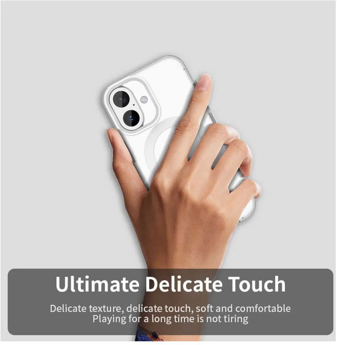 Selected MagSafe Backcover iPhone 17 - Wit/Transparant - afbeelding 6 van 6