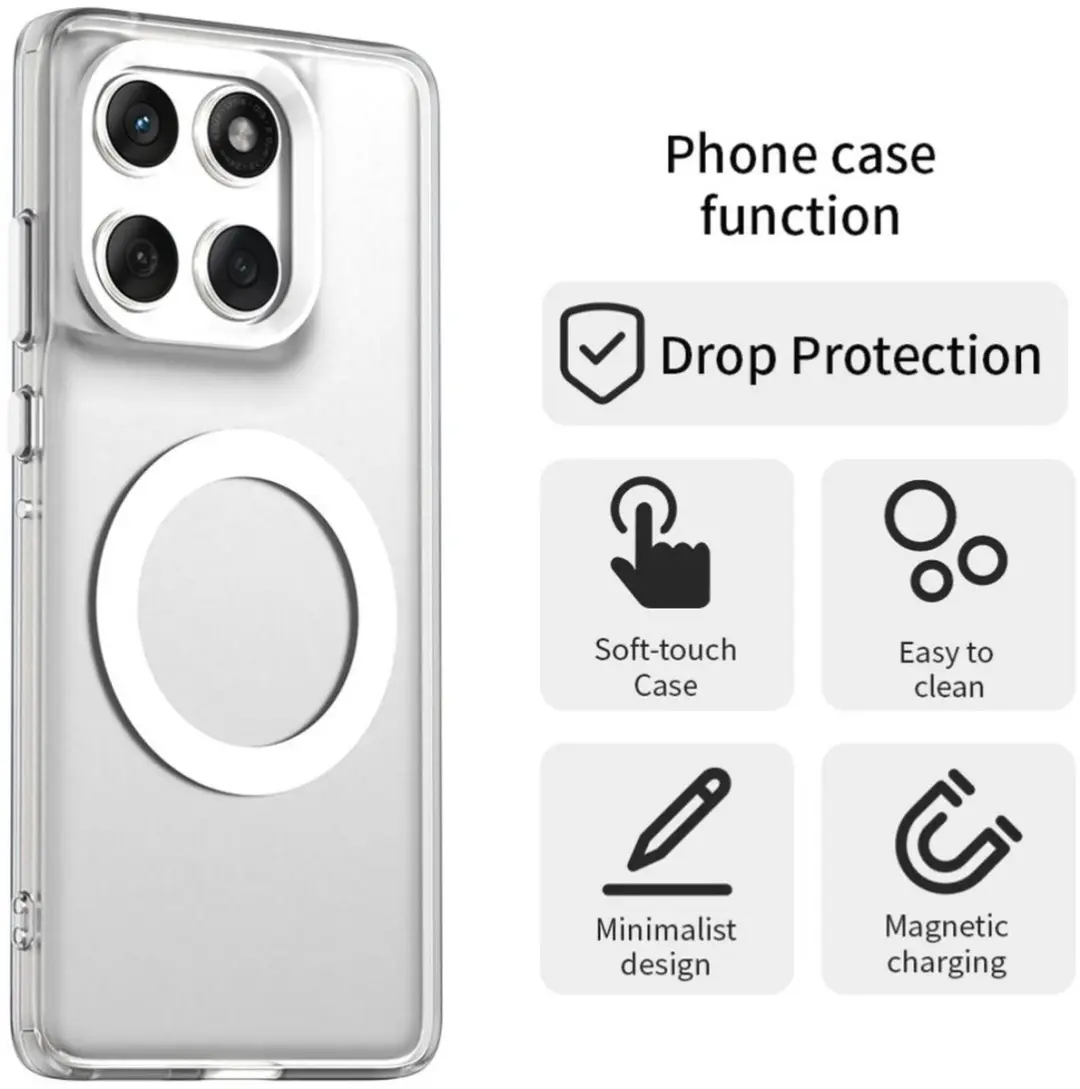 Selected Backcover Hoesje Motorola Edge 60 Fusion - MagSafe Wit