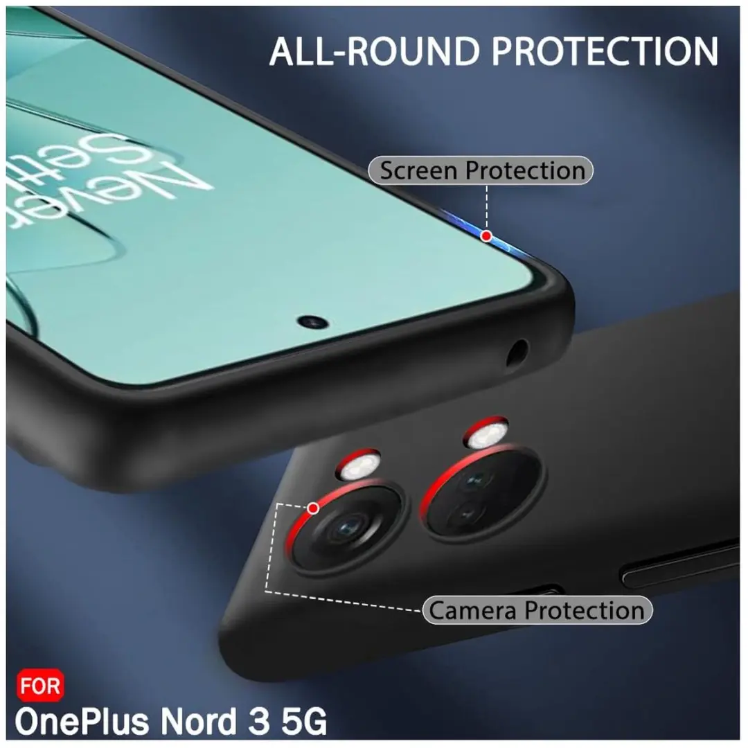 Selected by GSMpunt Selected TPU Hoesje OnePlus Nord 3 - Zwart