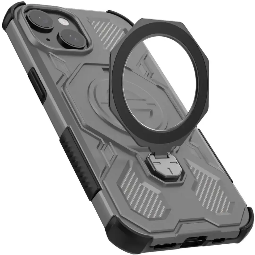 Selected by GSMpunt.nl iPhone 15 Hoesje - Grijs - MagSafe - afbeelding 6 van 6