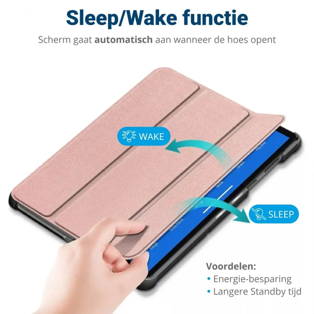 Selected Lenovo Tab P12 Book Case TB-P12 - Goud/Rose
