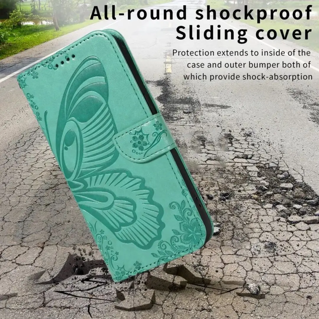 Selected Hoesje Samsung Galaxy S25 FE Wallet Book - Groen