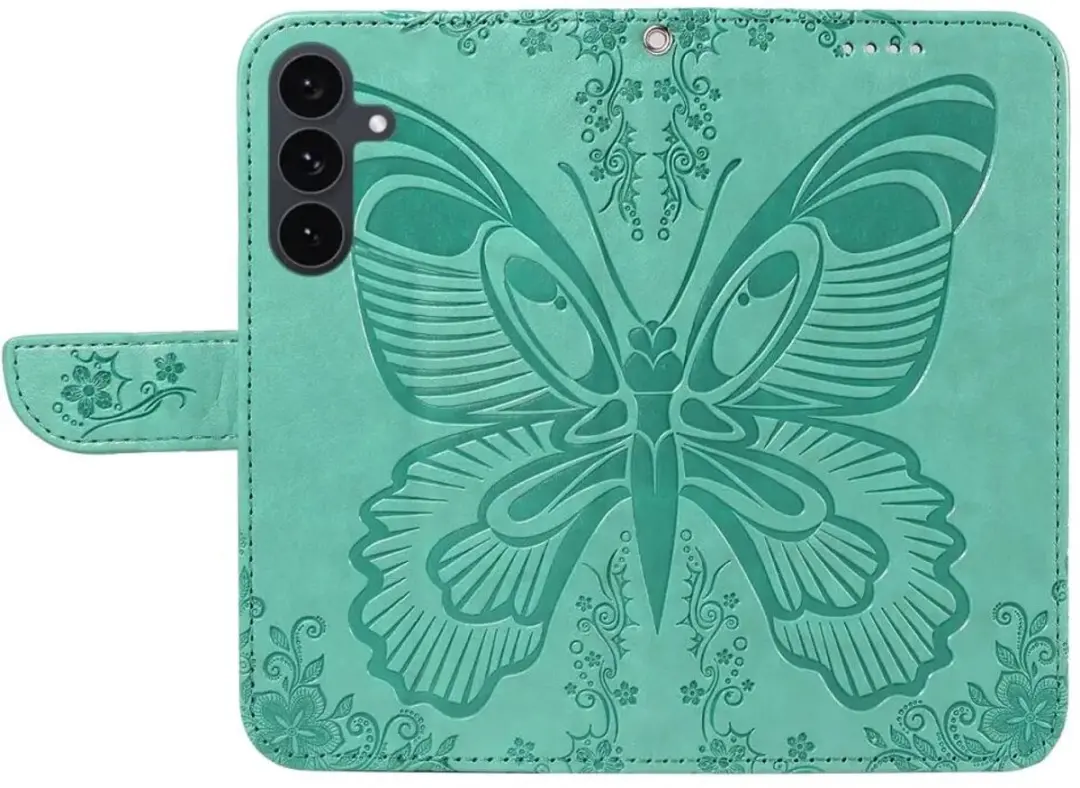 Selected Hoesje Samsung Galaxy S25 FE Wallet Book - Groen