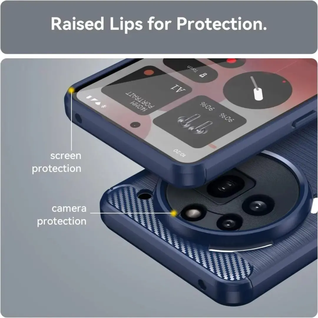 Selected by GSMpunt TPU Hoesje Nothing Phone (3a) Pro - Blauw