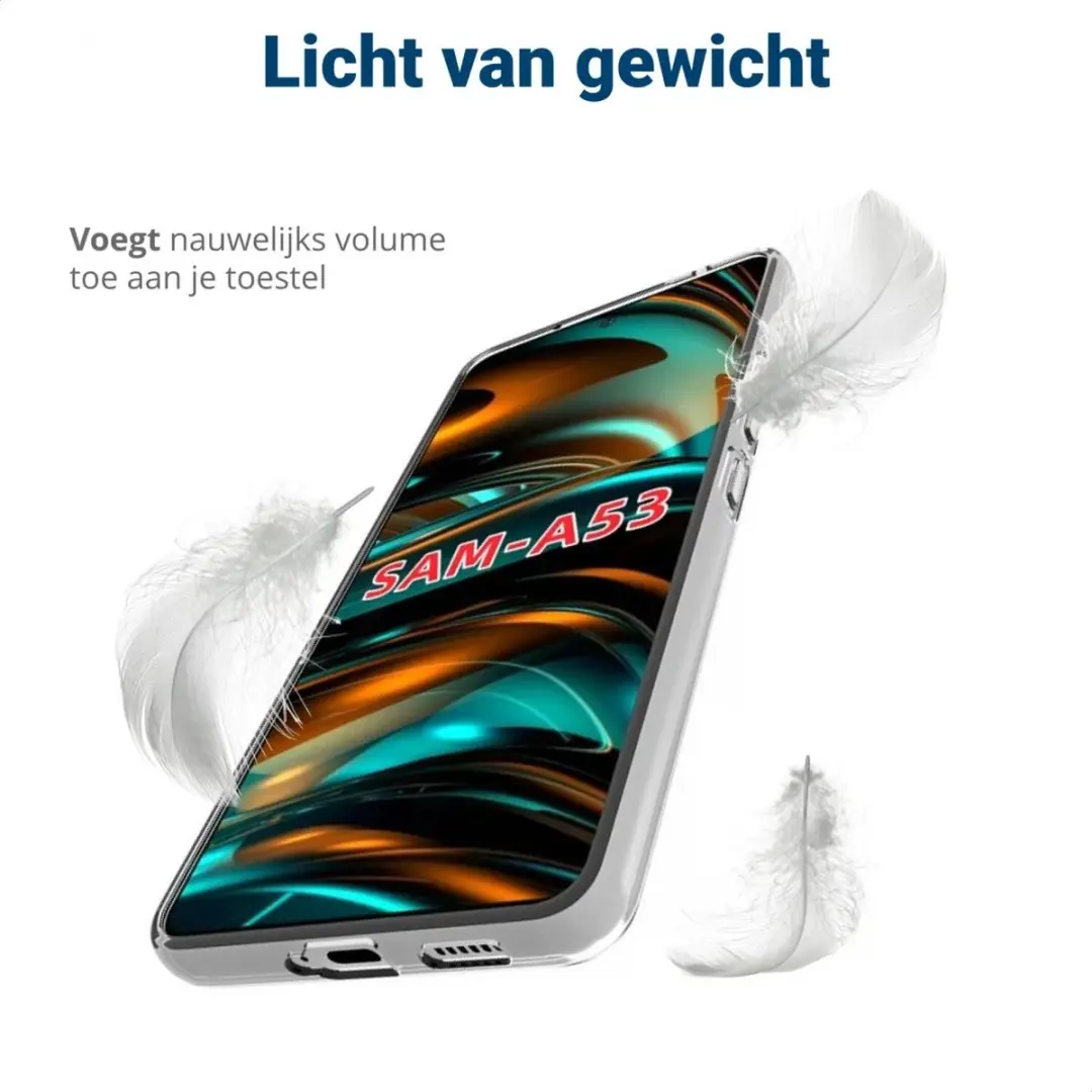 Selected Hoesje Schokbestendig TPU Samsung Galaxy A53 - Transparant