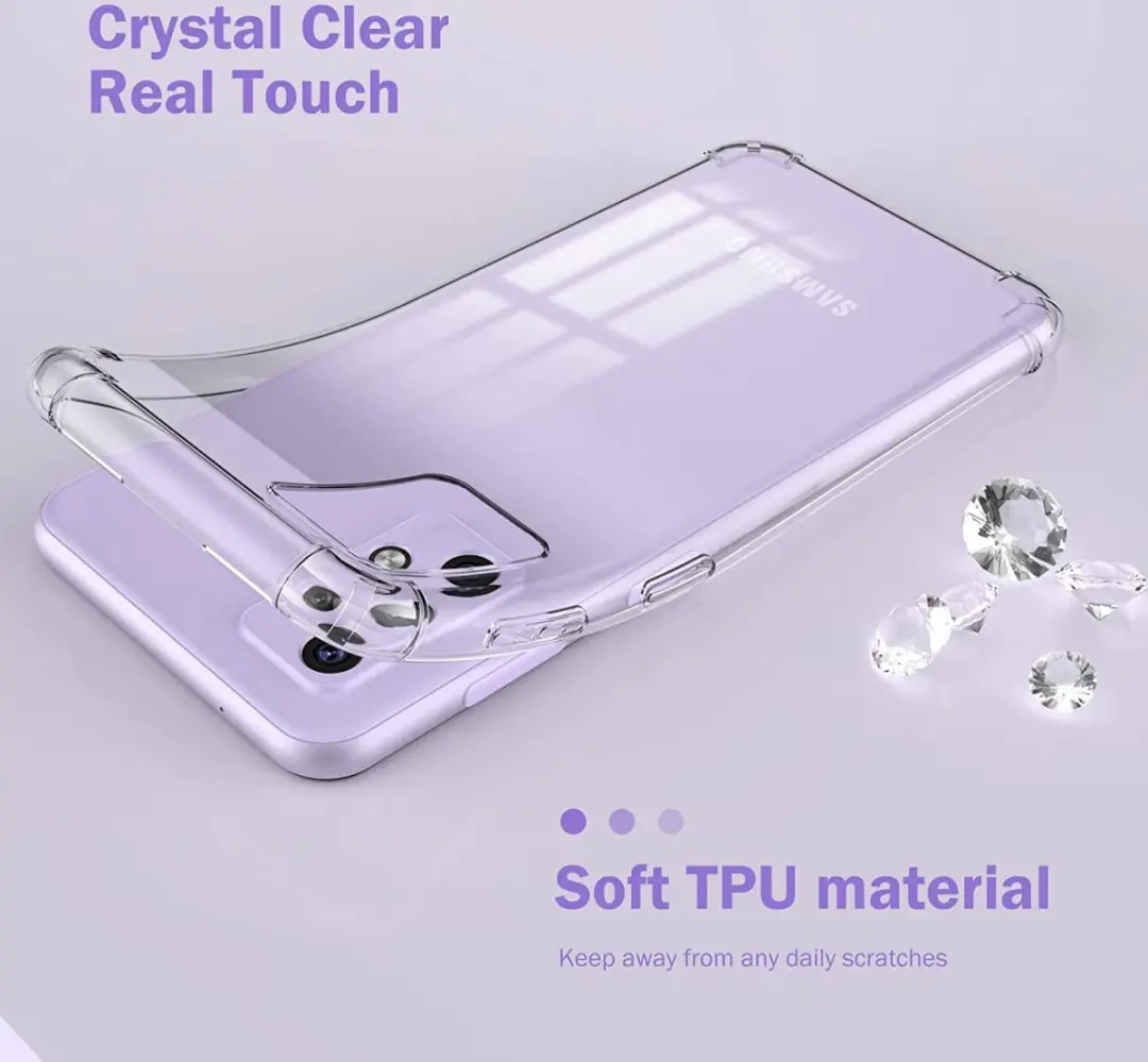 Selected Hoesje Schokbestendig TPU Samsung Galaxy A53 - Transparant