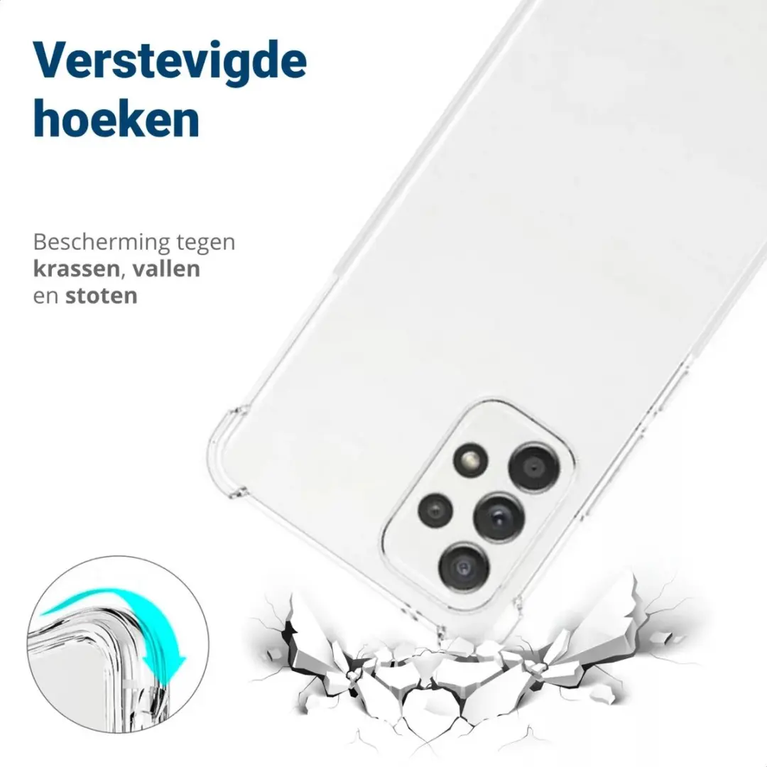 Selected Hoesje Schokbestendig TPU Samsung Galaxy A53 - Transparant - afbeelding 6 van 6