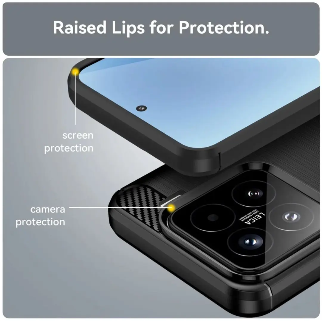 Selected TPU Hoesje Xiaomi 15 - Zwart