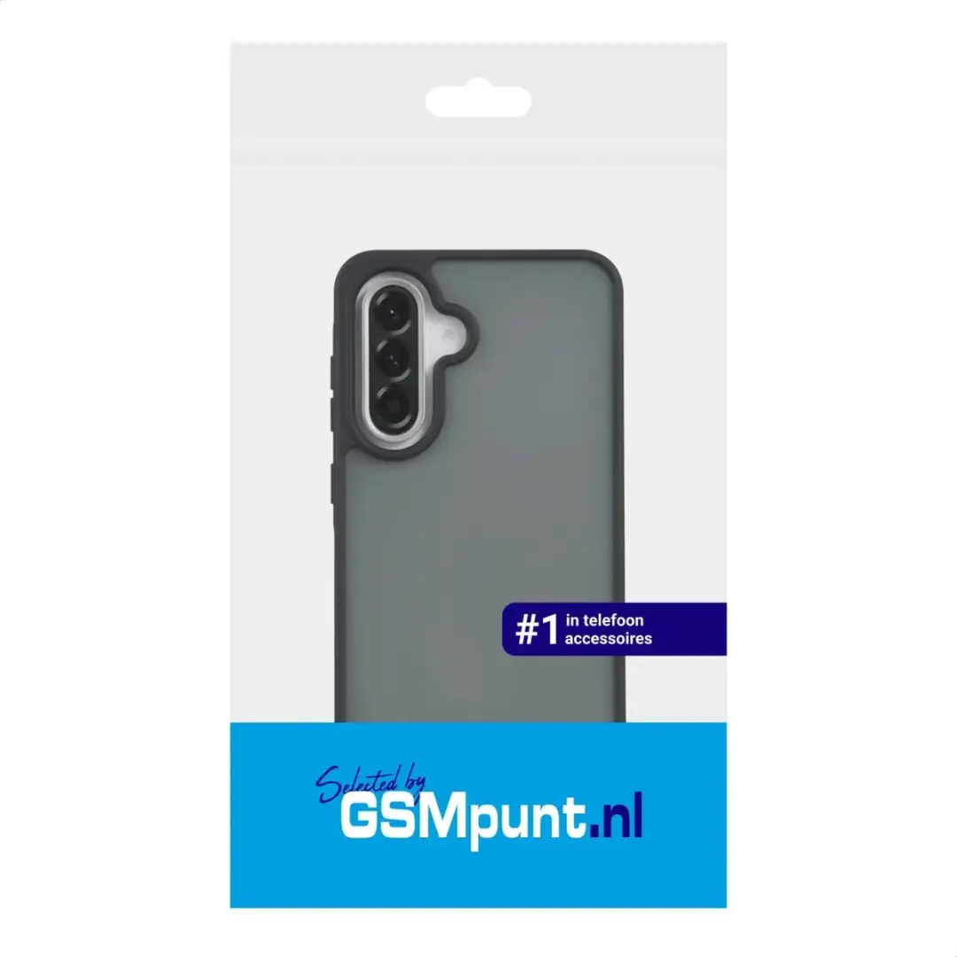 Selected Hoesje Samsung Galaxy A36 - Matte Back Cover Zwart