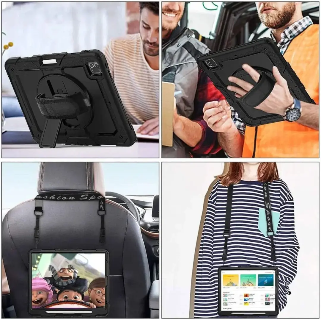 Selected Hoes iPad Pro 12.9 - Blauw met Screenprotector