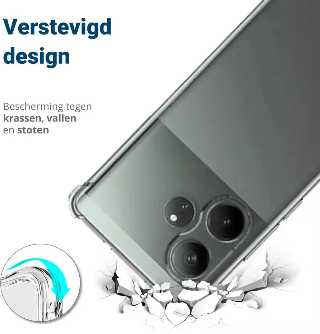 Selected Transparant Hoesje Realme GT 6 - Schokbestendig