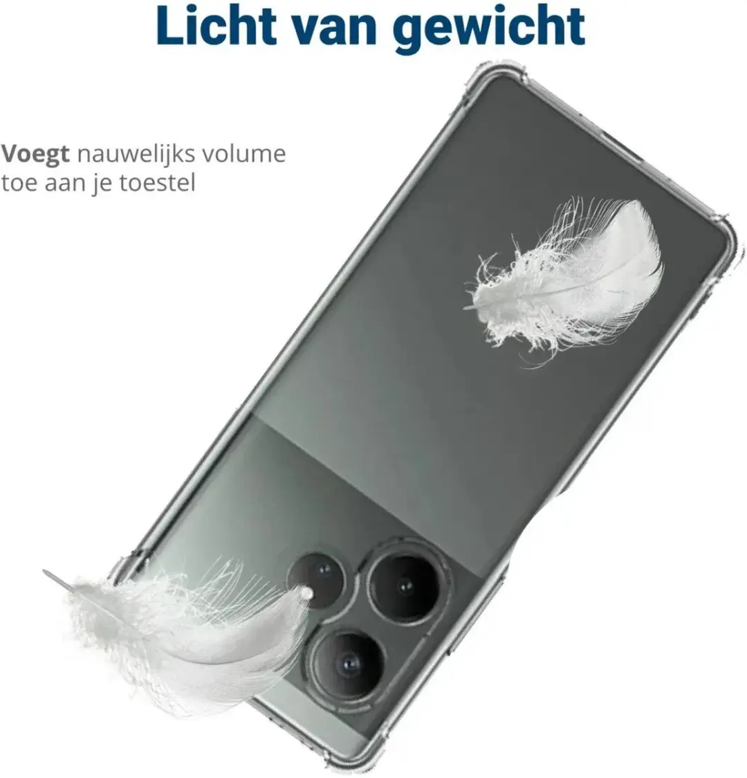 Selected Transparant Hoesje Realme GT 6 - Schokbestendig