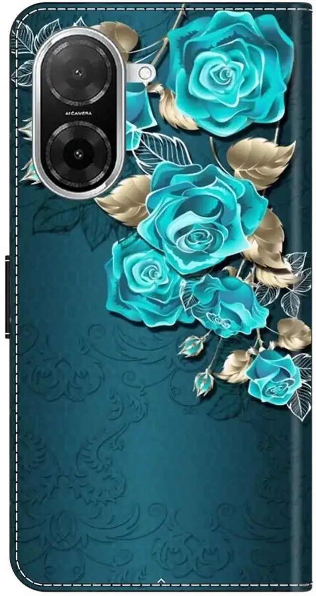 Selected Hoesje Xiaomi Redmi A5 4G Book Case - Blauw/Red - afbeelding 6 van 6