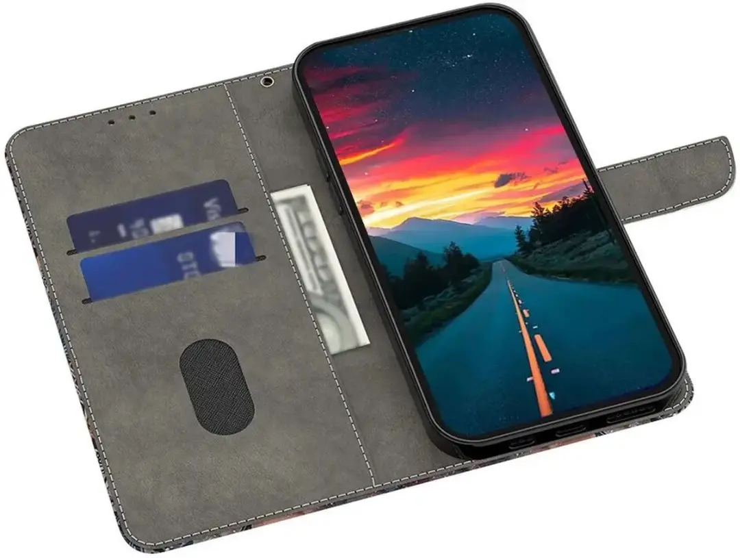 Selected Hoesje Xiaomi Redmi A5 4G Book Case - Blauw/Red
