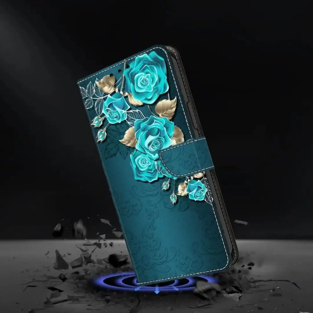 Selected Hoesje Xiaomi Redmi A5 4G Book Case - Blauw/Red