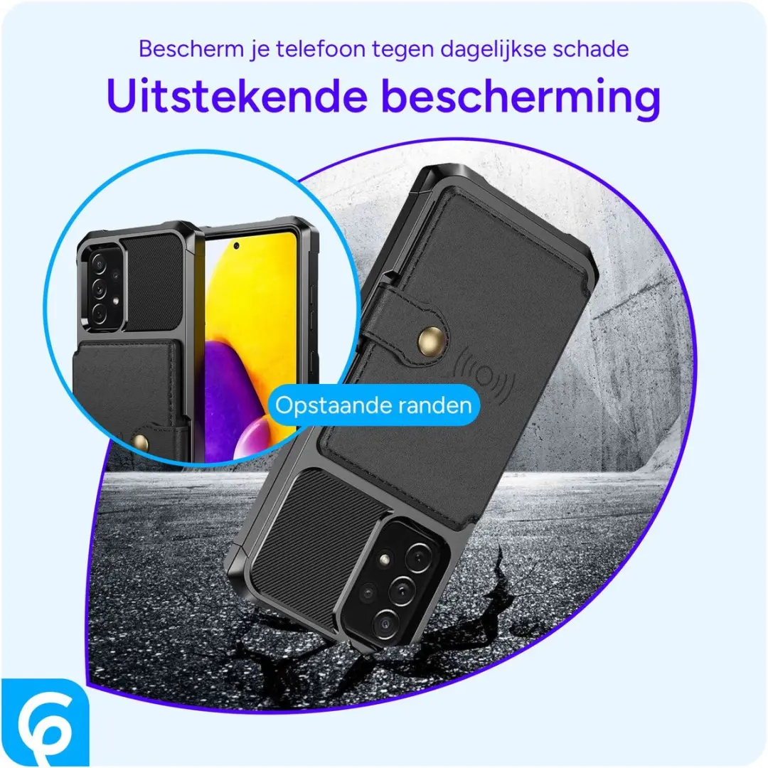 Selected Portemonnee Hoesje Samsung Galaxy A53 - 3-in-1 Zwart
