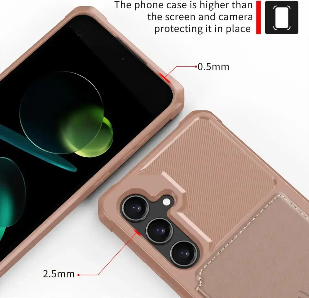 Selected Portemonnee Hoesje Samsung Galaxy A36 - Roze - 4 Pasjes