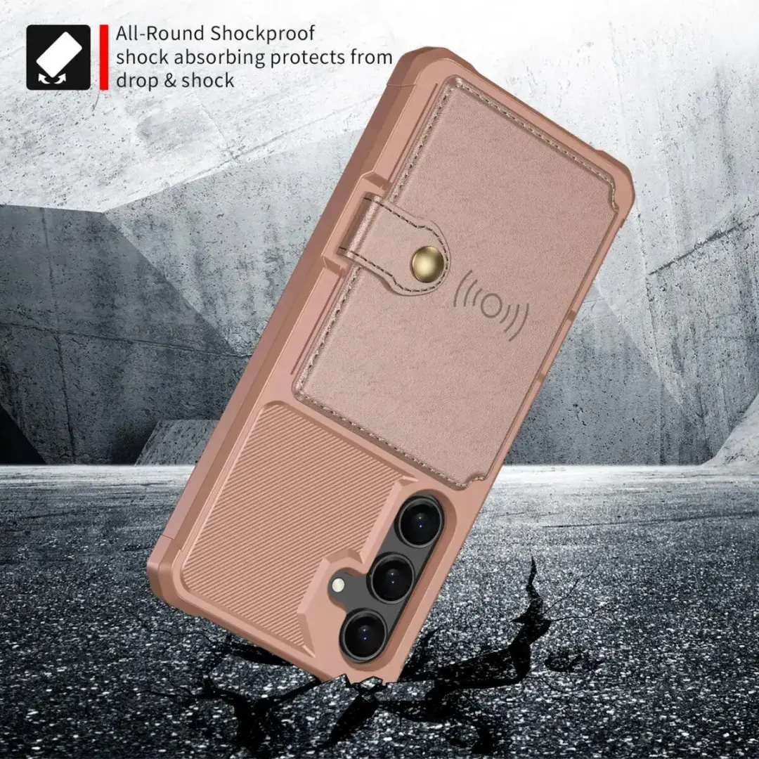 Selected Portemonnee Hoesje Samsung Galaxy A36 - Roze - 4 Pasjes