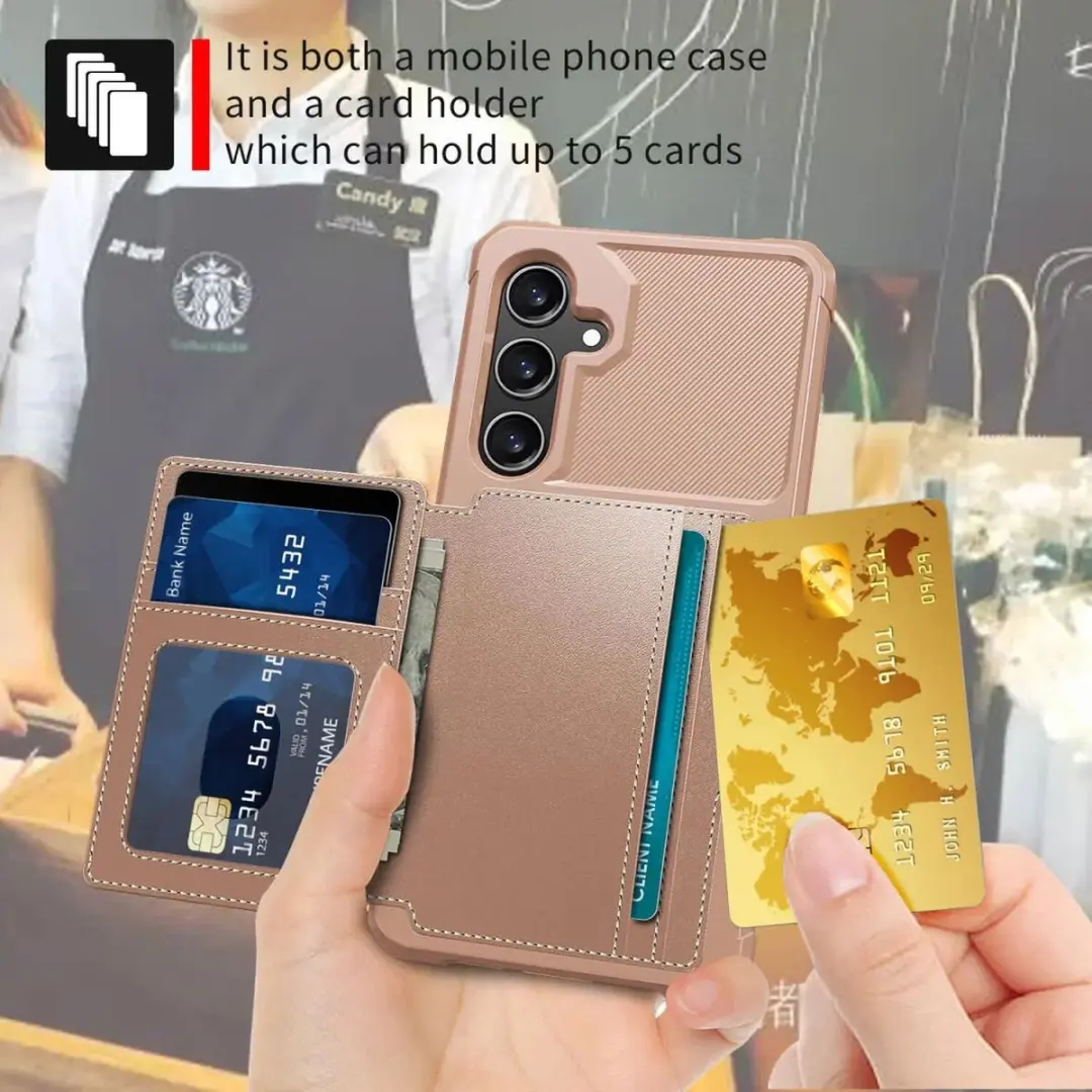Selected Portemonnee Hoesje Samsung Galaxy A36 - Roze - 4 Pasjes