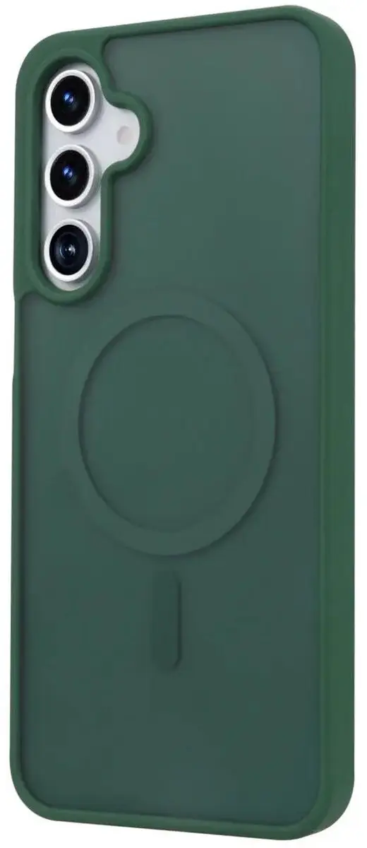 Selected Hoesje Samsung Galaxy A17 MagSafe Groen - Matte Back Cover