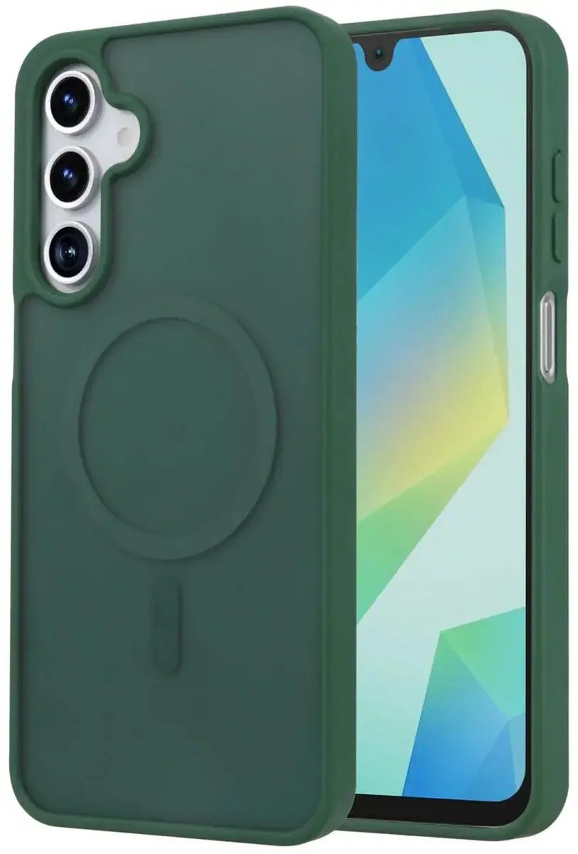 Selected Hoesje Samsung Galaxy A17 MagSafe Groen