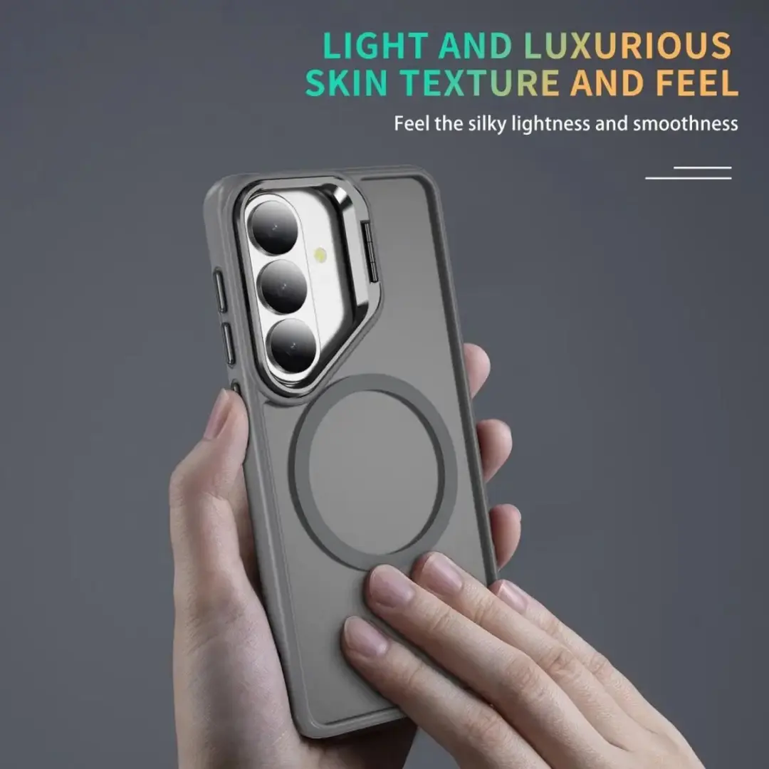 Selected Hoesje Samsung Galaxy S26 - MagSafe & Qi2 Grijs