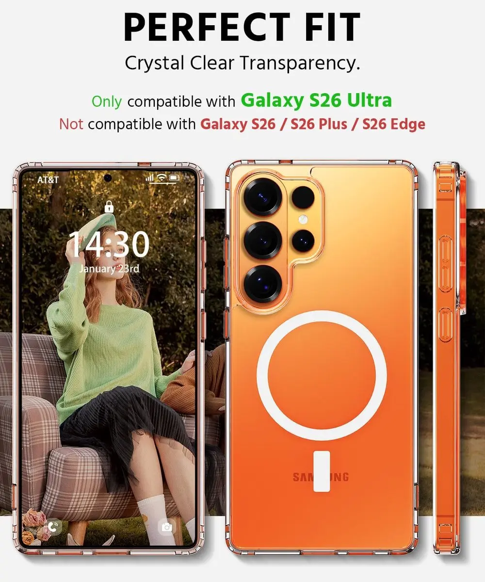 Selected Hoesje Samsung Galaxy S26 Ultra MagSafe Transparant - afbeelding 6 van 6