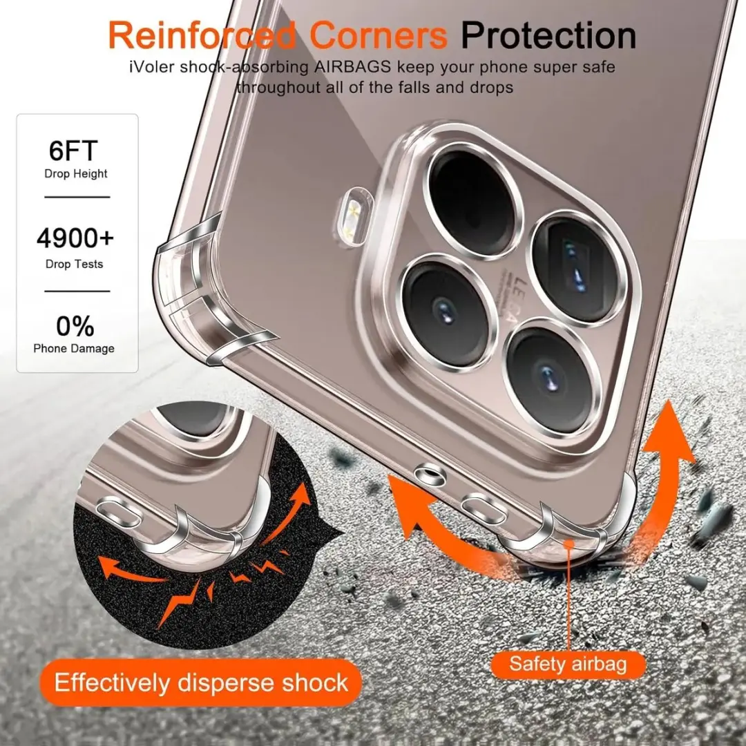 Selected Transparant Hoesje Xiaomi 15T Pro - Schokbestendig