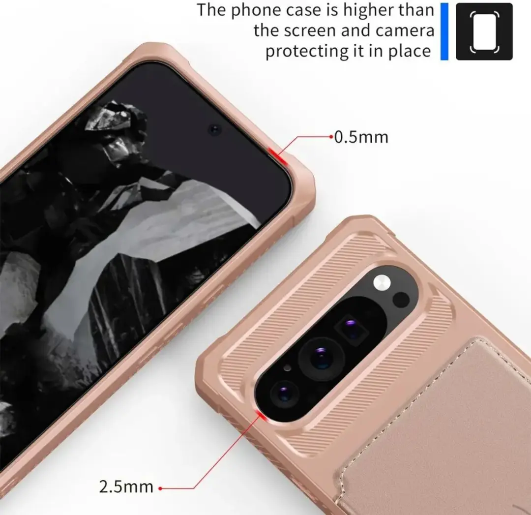 Selected Portemonnee Hoesje Google Pixel 9 Pro - Roze - afbeelding 6 van 6