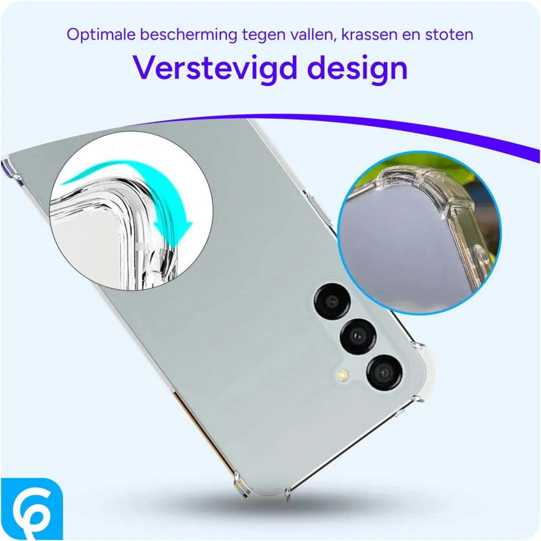 Selected Hoesje Schokbestendig TPU Transparant - Samsung Galaxy A54