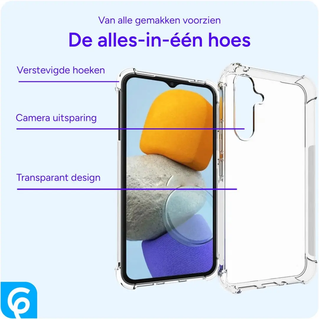 Selected Hoesje Schokbestendig TPU Transparant - Samsung Galaxy A54