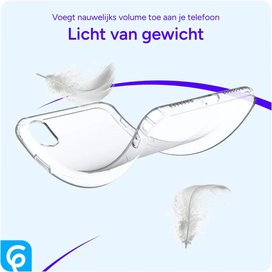 Selected Hoesje Schokbestendig TPU Transparant - Samsung Galaxy A54