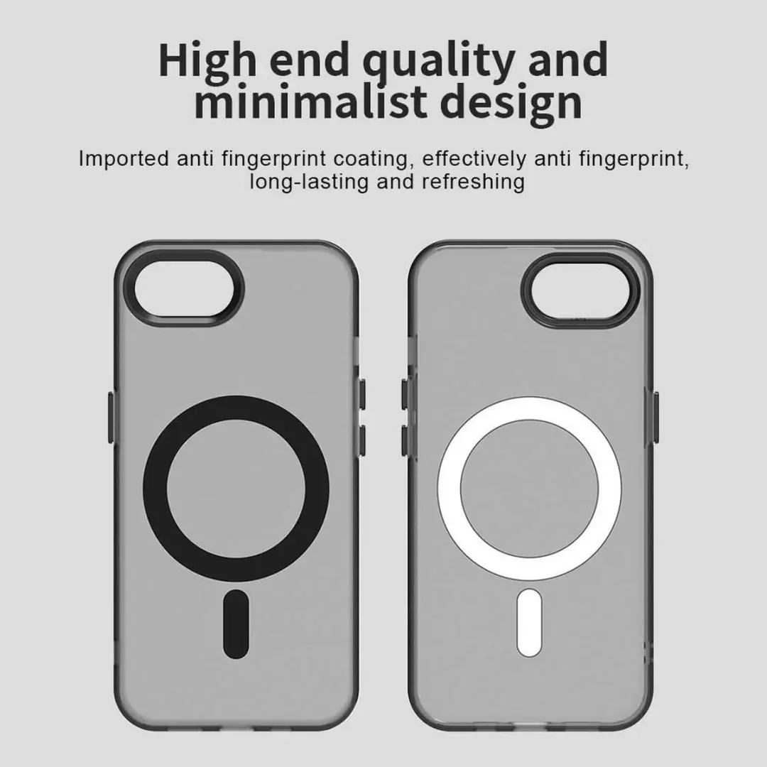 Selected MagSafe Backcover iPhone 16/17 - Zwart & Transparant - afbeelding 6 van 6