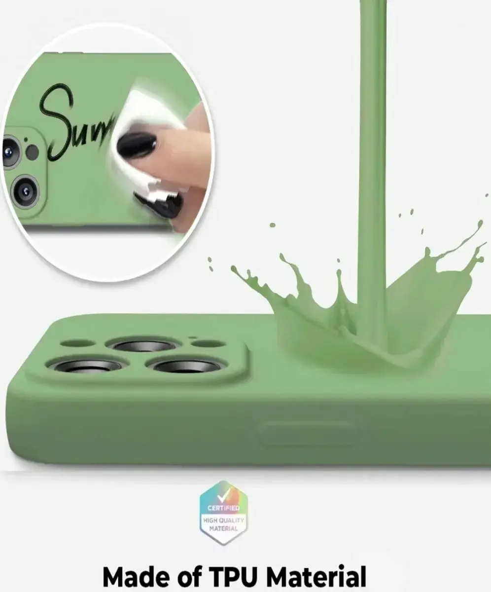 Selected by GSMpunt.nl iPhone 15 Pro Max Hoesje Groen - Dun TPU - afbeelding 6 van 6