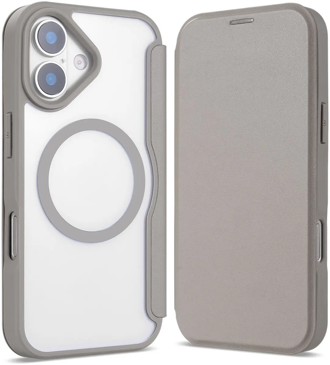 Selected Portemonnee Hoesje iPhone 17 - MagSafe/Qi2 - Beige