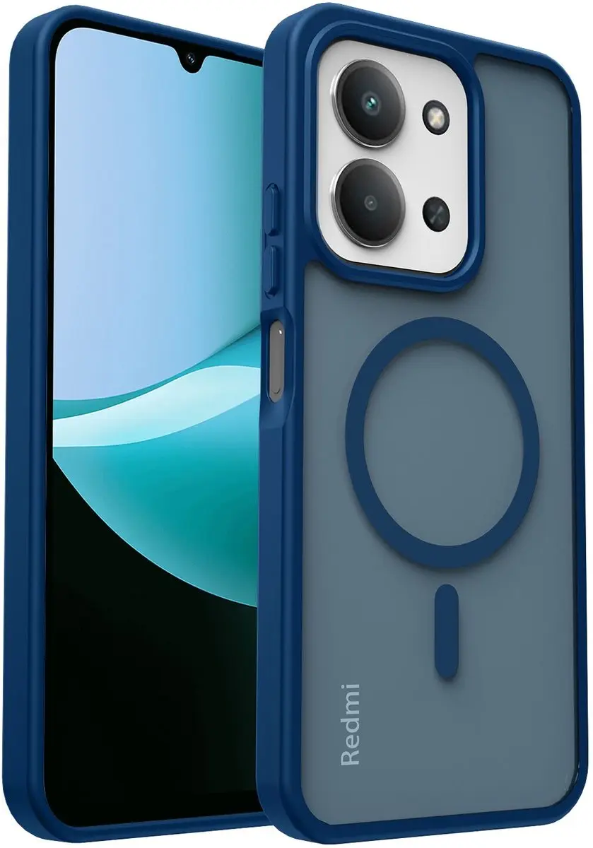 Selected Hoesje Xiaomi Redmi 15C MagSafe Blauw
