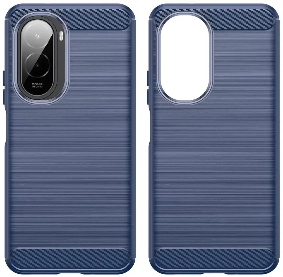 Selected TPU Hoesje Xiaomi Poco M7 - Blauw - afbeelding 6 van 6