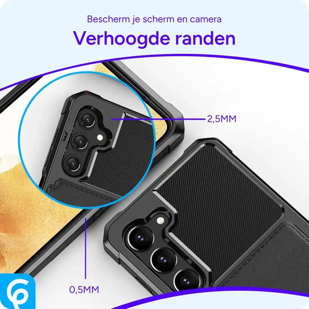 Selected Portemonnee Hoesje Samsung Galaxy S23 - 4 Pasjes Zwart