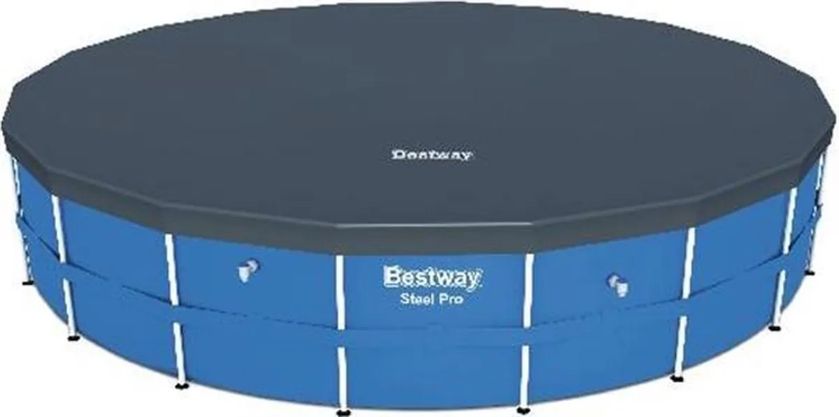 Bestway Afdekzeil rond Ø549cm - 58039 Zwart - afbeelding 6 van 6