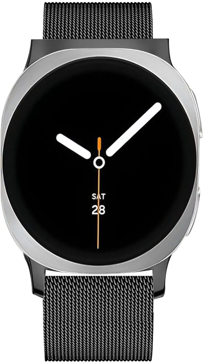 Selected SBG Milanees Horlogebandje Samsung Galaxy Watch 8 - Zwart - afbeelding 6 van 6