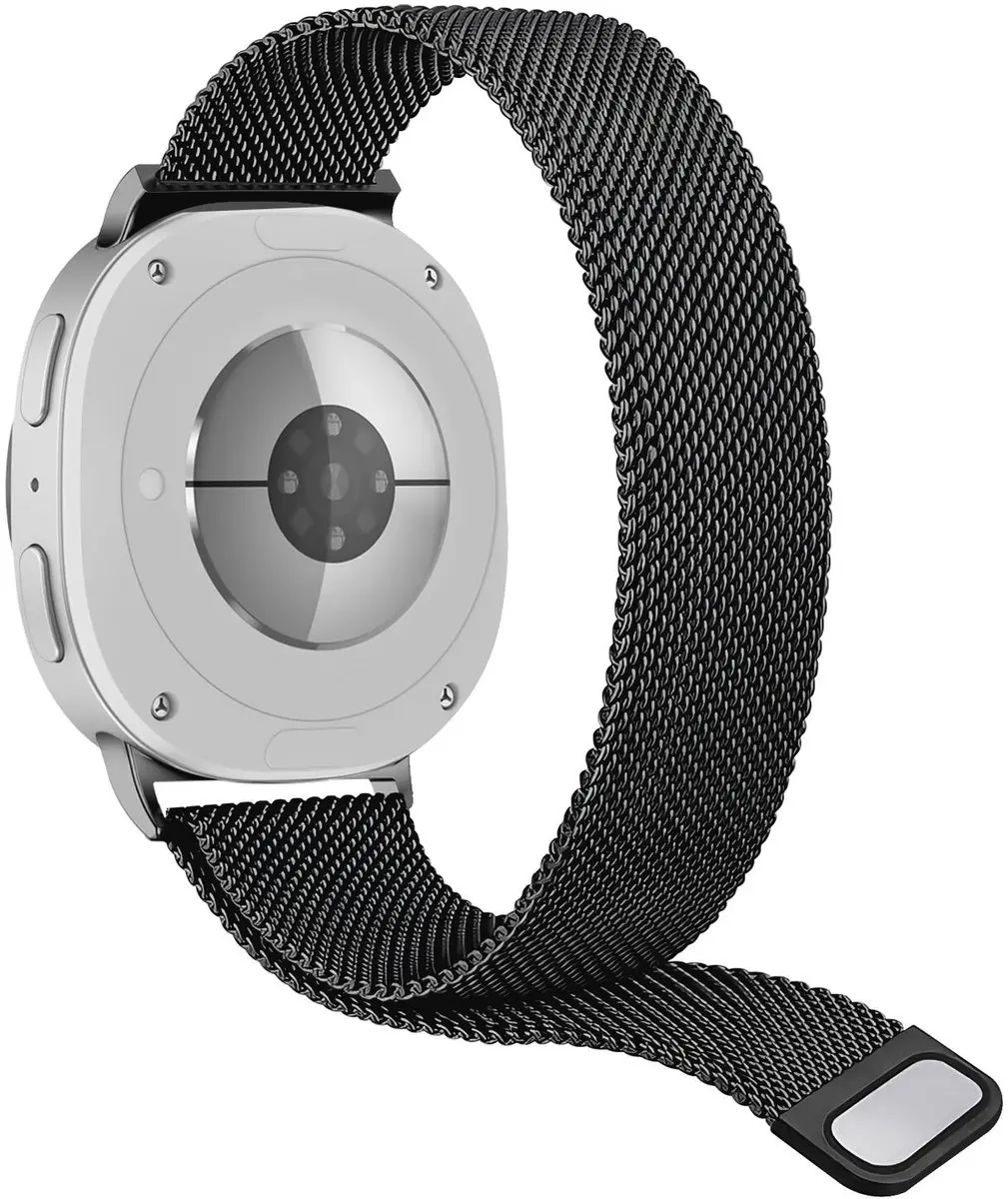 Selected SBG Milanees Horlogebandje Samsung Galaxy Watch 8 - Zwart