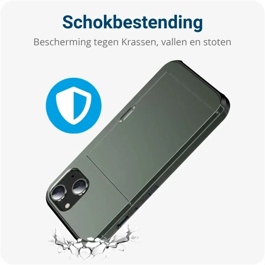 Selected Hoesje Samsung Galaxy A16 - Kaarthouder Groen