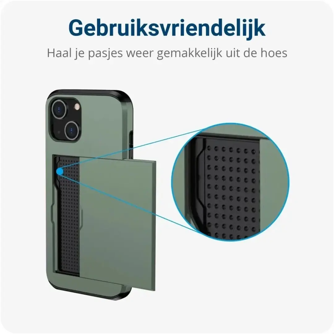 Selected Hoesje Samsung Galaxy A16 - Kaarthouder Groen