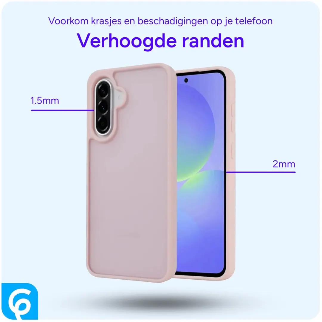 Selected Hoesje Samsung Galaxy A56 - Roze Mat