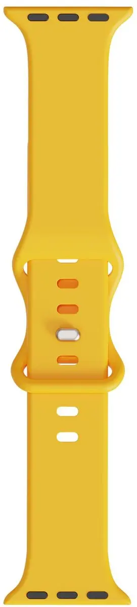 Selected SBG Siliconen Horlogeband Geel - Apple Watch 7 45mm